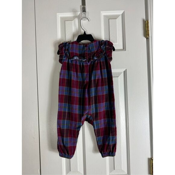 Tea Collection Girls Romper Size 12/18m - Picture 2 of 2
